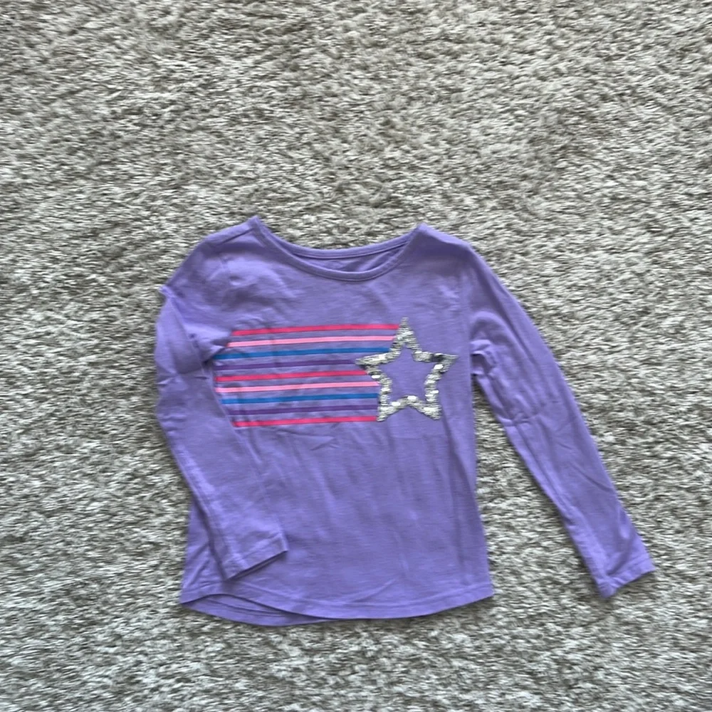 Children’s Place girls long sleeve t-shirt bundle. Size XS(4) - Picture 6 of 7